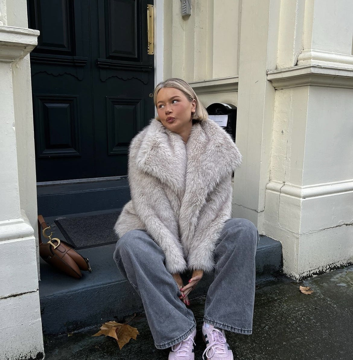 Anna – Manteau Fourrure Élégant
